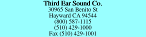 Third Ear Sound Co.
